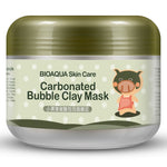 BIOAQUA Kawaii Black Pig Carbonated Bubble Clay Mask Winter Deep Cleaning Moisturizing Skin Care