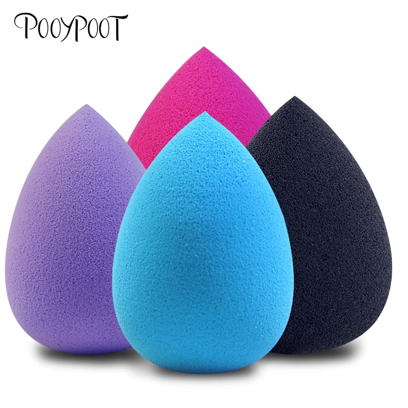 Pooypoot Soft Water Drop Shape Makeup Cosmetic Puff Flawless Powder Smooth Beauty Foundation Sponge Clean Makeup Tool Accessory