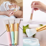 Dropshipping 3 Colors 1 Pcs Facial Mask Stirring Brush Soft Silicone Makeup Brush Women Skin Face Care For Girl Cosmetic Tools